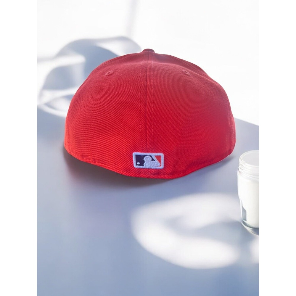New Era Orange Houston Astros 59FIFTY Sz 7.5 / 59.6 cm Fitted Hat NEW - Picture 5 of 8